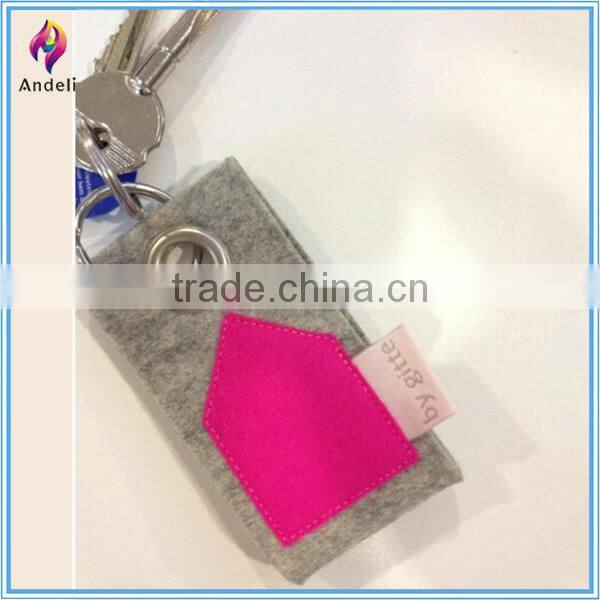 Eco-friendly Felt keychain,Wool felt keychain