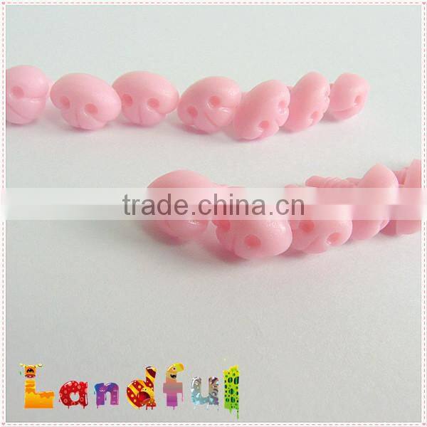 15mm Safety Plastic Dog Nose Pink for Stuffed Animal