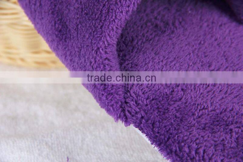 wholesale cheap hotel plastic dot cloth sole slipper