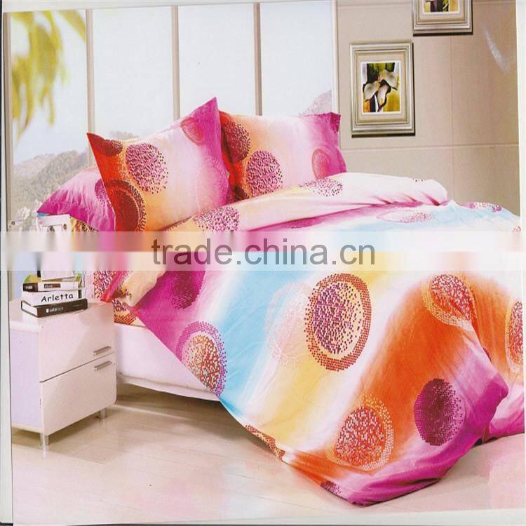 100% polyester colorful bedding sets,alibaba china custom print bedding set,90gsm bed sheet microfiber