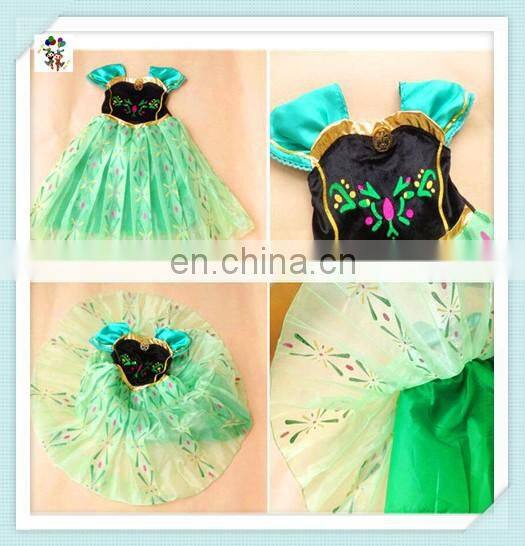Movie Elsa Coronation Children Cosplay Party Costumes HPC-3088