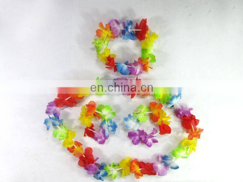 hawaii party plastic flower lei H-P061