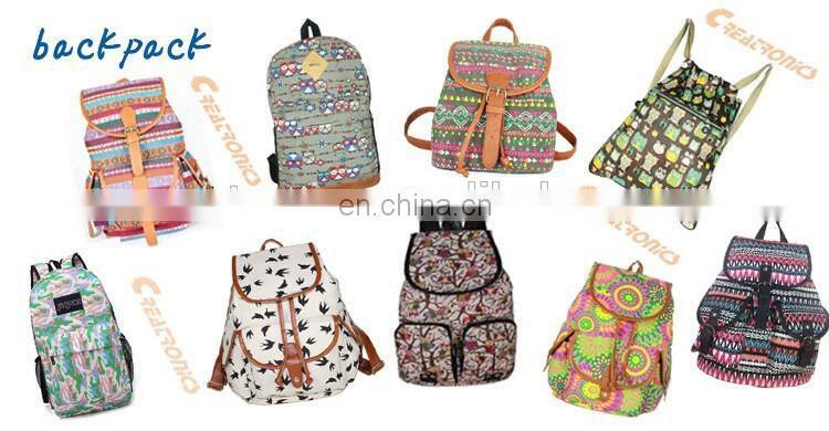 CR high reputation manufacture buy direct from china manufacture rucksack leisure style backpack women's retro bags