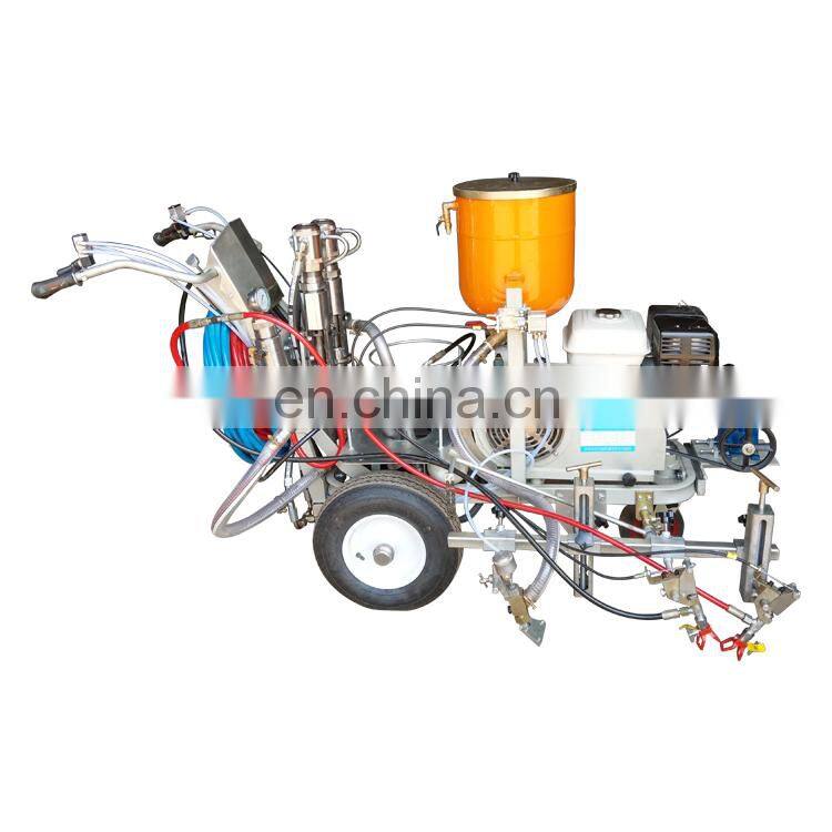 Cold Plastic Paint Two Components Road Marking Machine