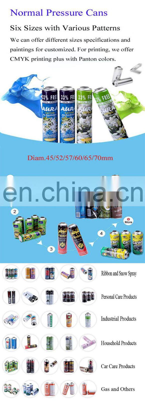 Empty Aerosol Can from factory with Metal Tin Can