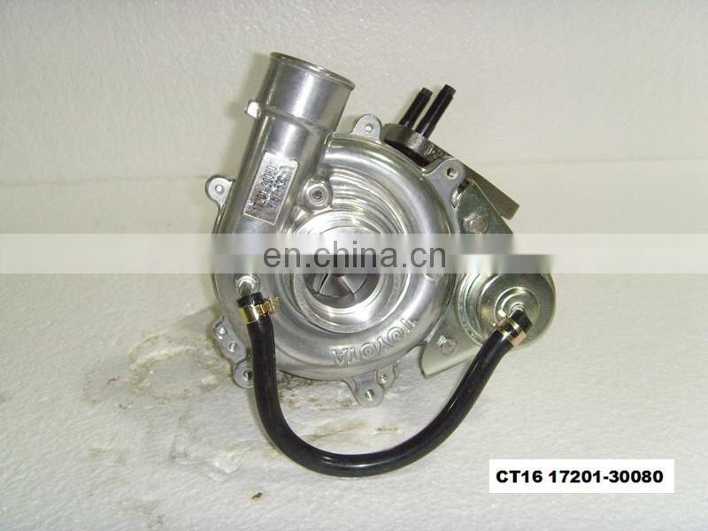 Cars spare parts CT16 Turbocharger 17201-30120 17201-30080 used for Toyota Land Cruiser Hiace Hilux vigo d4d 2.5l 2kd-ftv engine