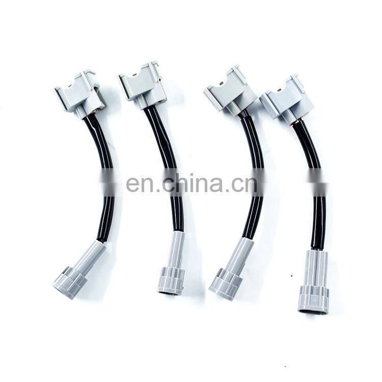 4x New RDX 410cc Fuel Injectors w/Plug & Play Adapters for Honda