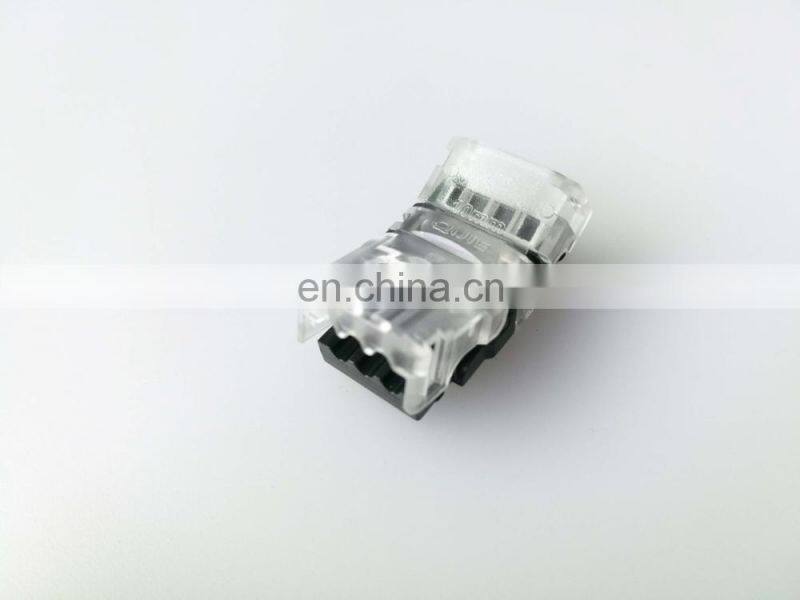 10mm pcb width 3 pin led connector for dual color led strip