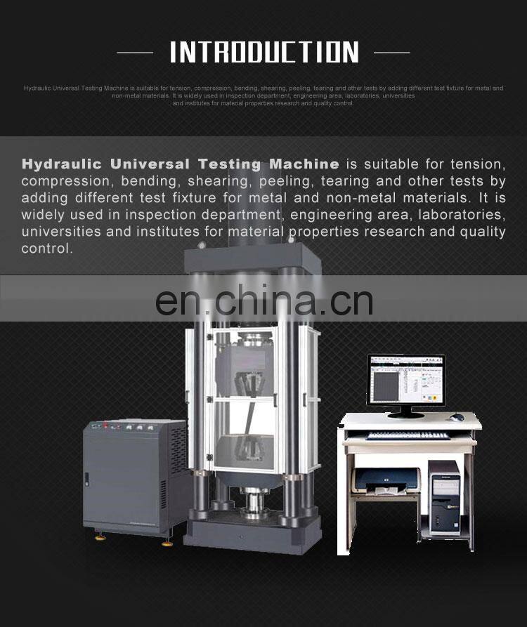WAW-F Series Electro-hydraulic Single Space Servo Universal Testing Machine
