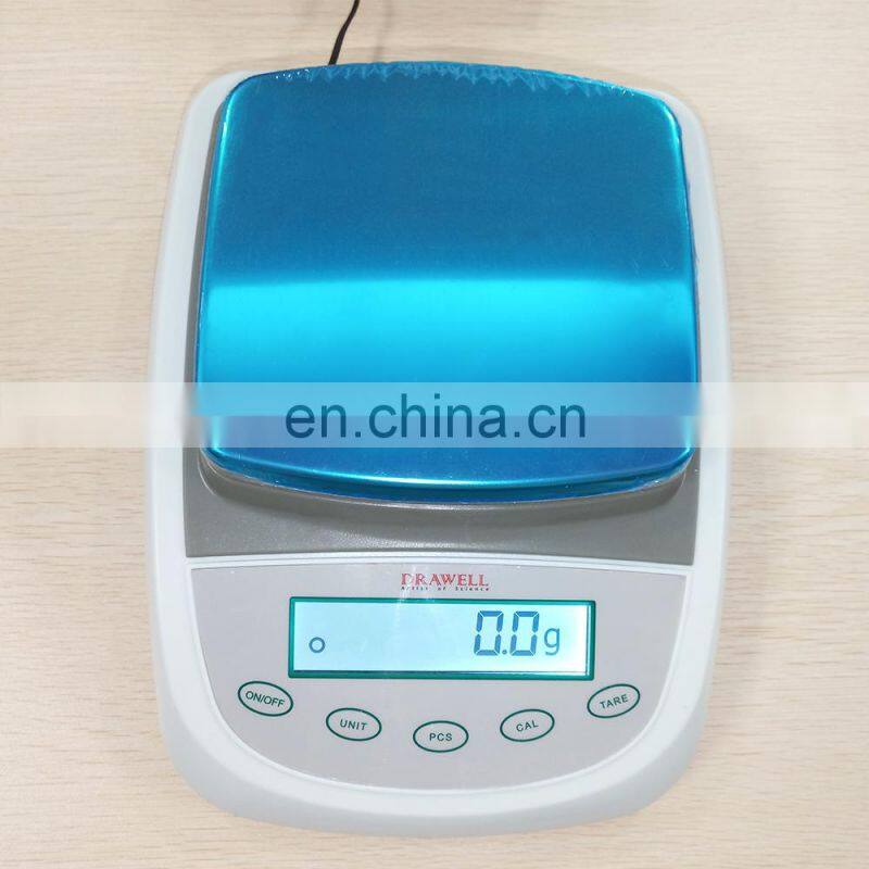 LCD Round Platter Precision Digital Weighing Balance Scales Weighing( 0.1g/0.01g; External Calibration)