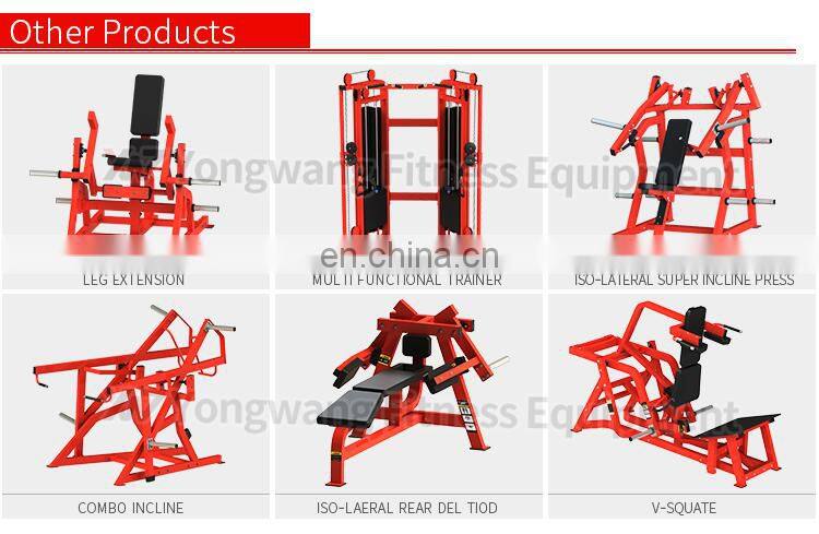 Best choice bodystrong gym equipments strength YW-1631 Iso-lateral chest and back