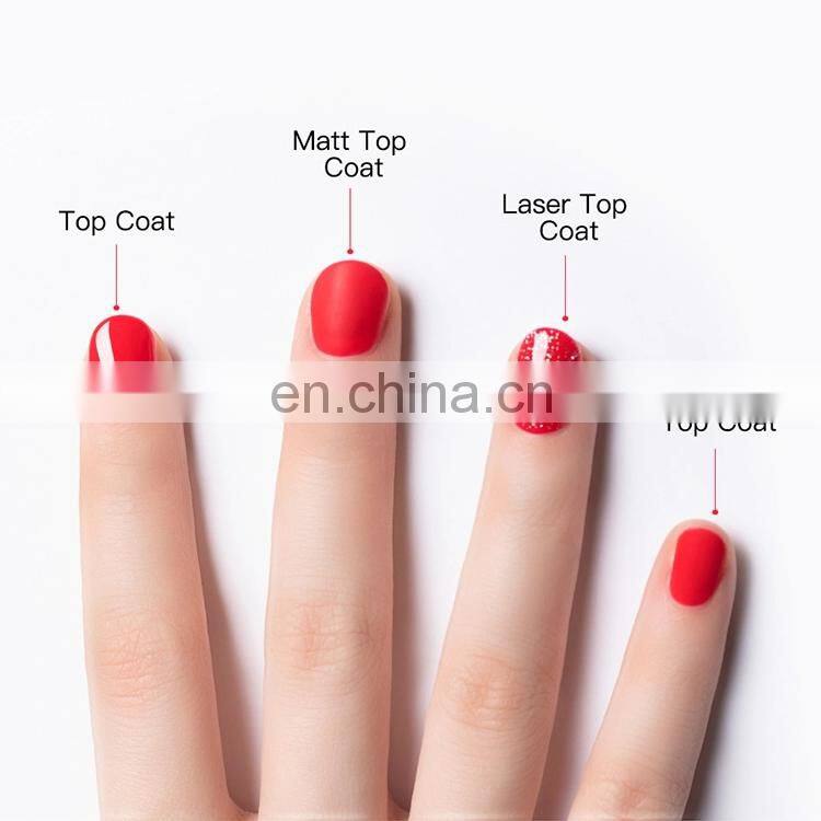 RONIKI New Brand UV Gel Nail Polish Base Coat Top Coat Gel Nail Polish Color Clear