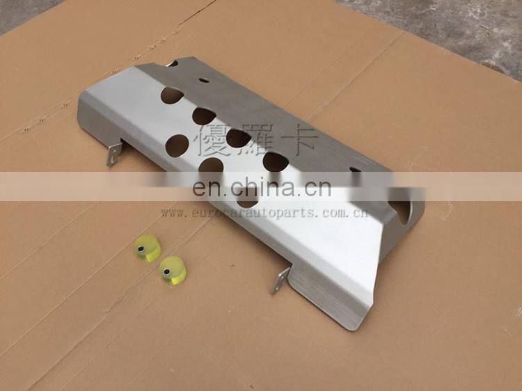 Aluminum alloy rear skid plate for w463 g500 4*4 rear down board fit for MB g500 g55 g65 brabas auto parts for g500 4*4