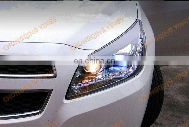 Wholesale Strip DRL Car Head light No angel Eyes for Chevrolet Malibu 2012-2014