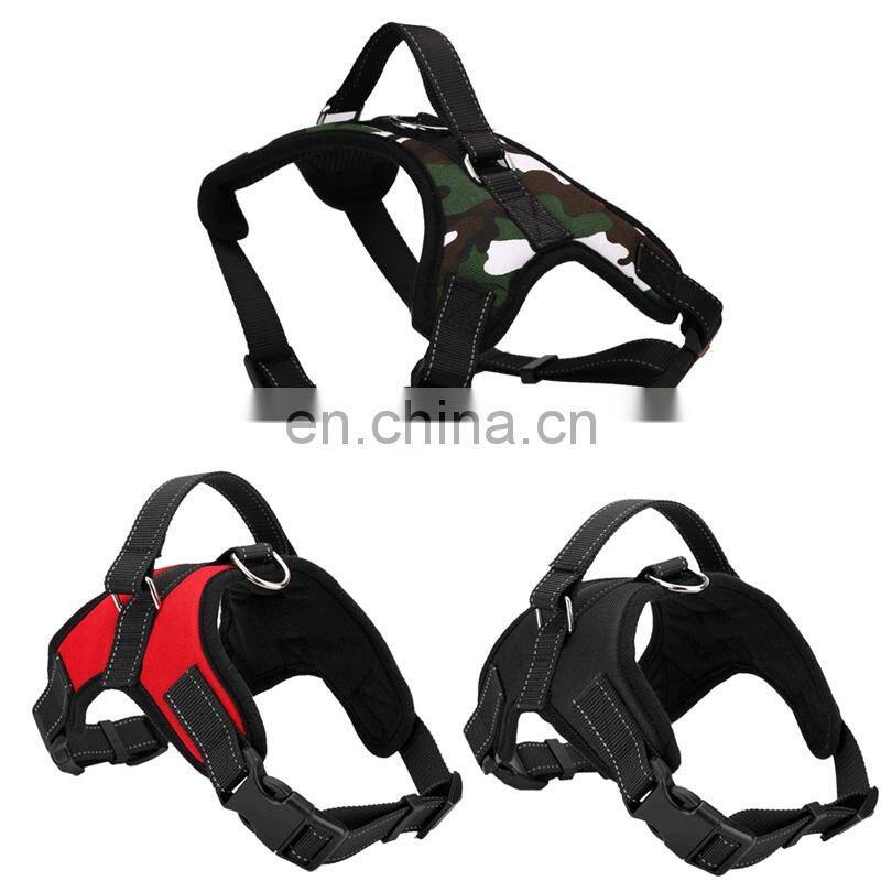 Adjustable Pet Puppy Large Dog Harness for Small Medium Large Dogs Animals Pet Walking Hand Strap Dog Supplies