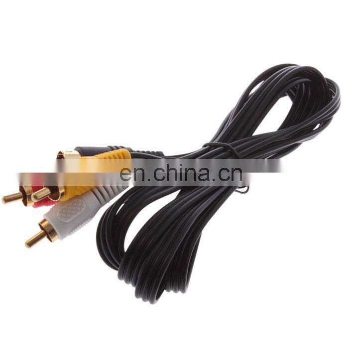 New Gold Plated AV RCA Video Cable Audio Video Cable Composite Optical Audio Cable