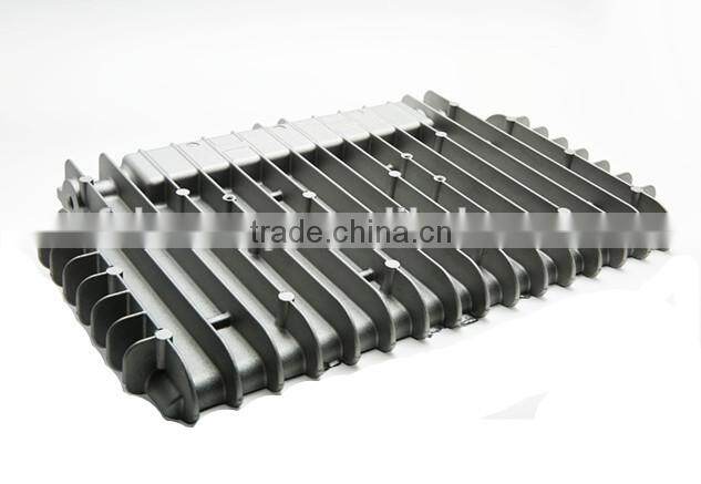 aluminum die casting sandblast sand blasting led ceiling light radiator heat sink