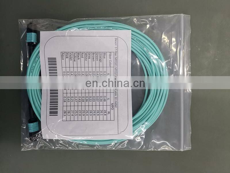 China-Made MPO/MTP Low Insertion Loss Optic Fiber Patchcord for SM MM Fiber