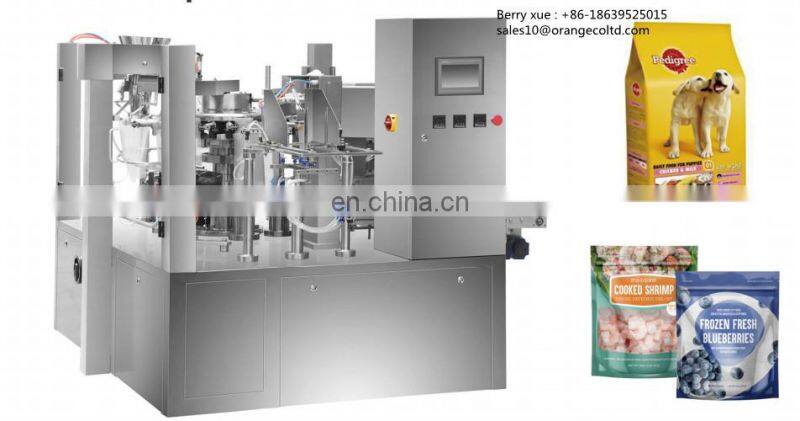 Quality mini doypack packaging machine for coffee bean ziplock pouch dried fruit and chocolate coated nuts doypack packing