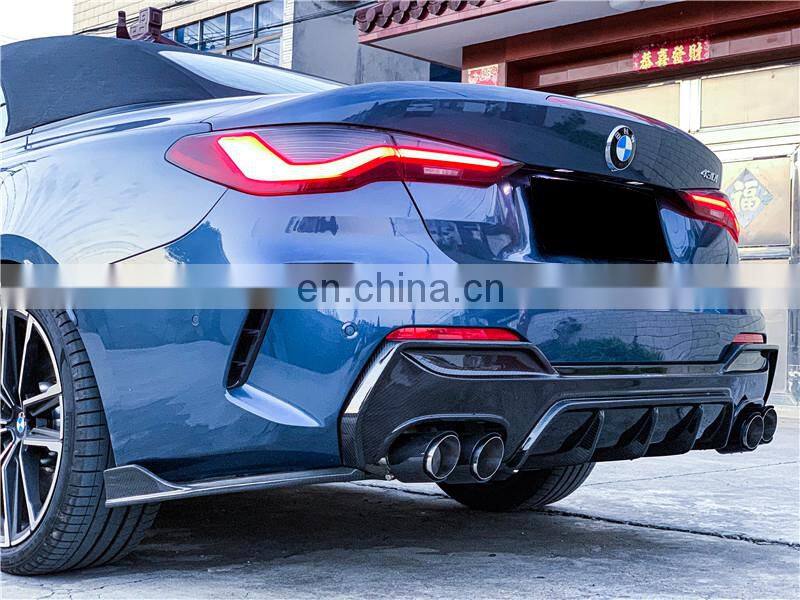 Runde Newest G22 For 2021 BMW 4 Series Carbon Fiber Front Lip 425i 430i Modified Dry Carbon Rear Lip