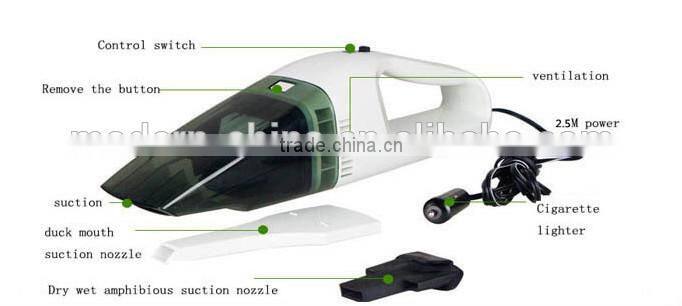 12v portable car vacuum cleaner for car cleaning tool