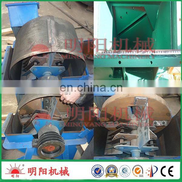low energy consumption wood biomass agricultural waste shredder machine