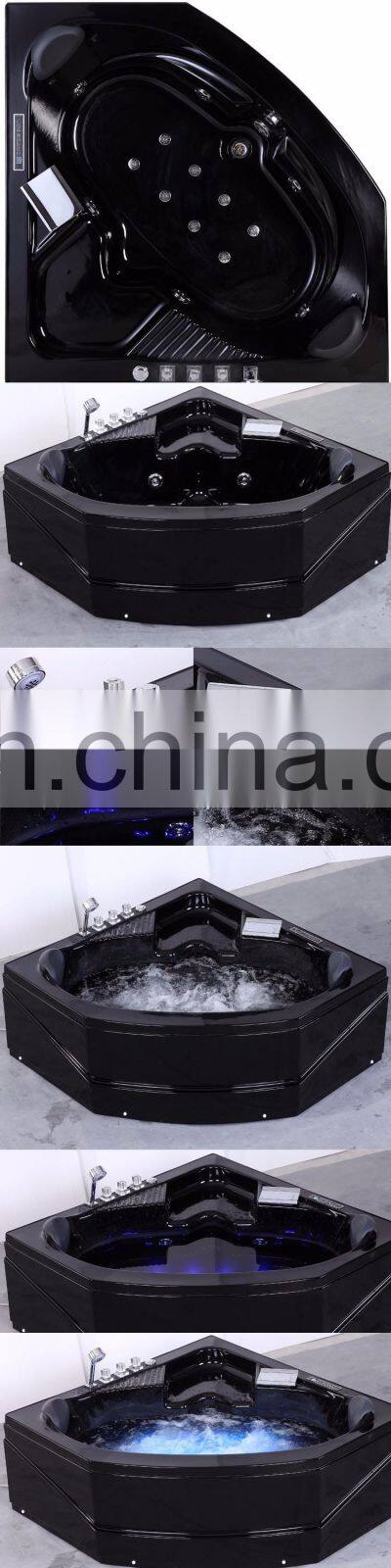 mixing tub small black acrylic bathtub