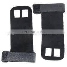 Custom logo wholesale price Weight lifting hand Grips CrossFit Gymnastics Palm Protector Gymnastics Leather workout Grip gloves