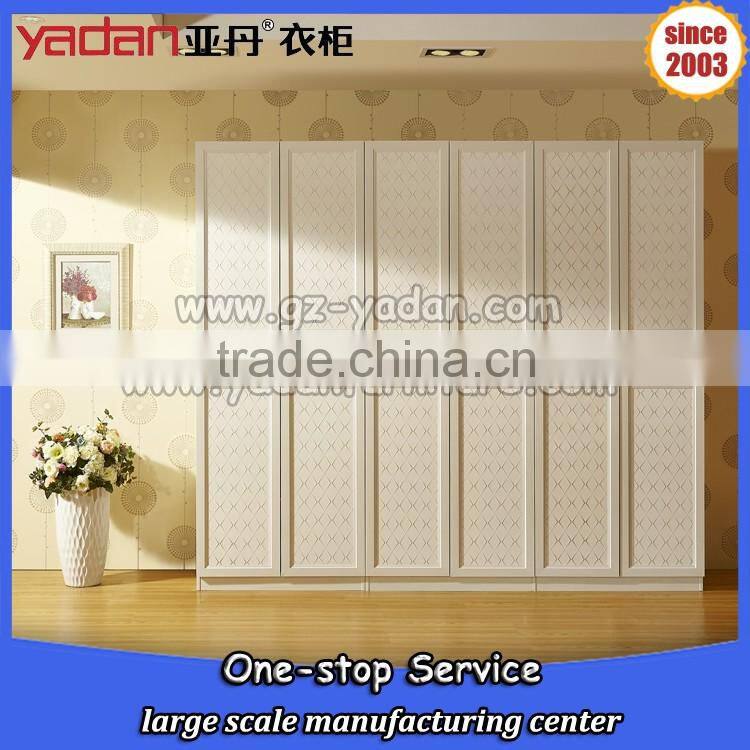 modern bedroom furniture customized wooden clothes wardrobe for sale