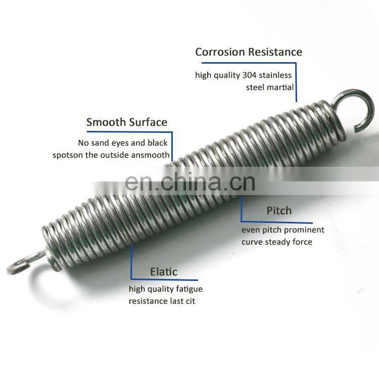 OEM Heavy Duty Steel Tension Extension Trampoline Springs For Rebound Net Stainless Steel Springs For Toys
