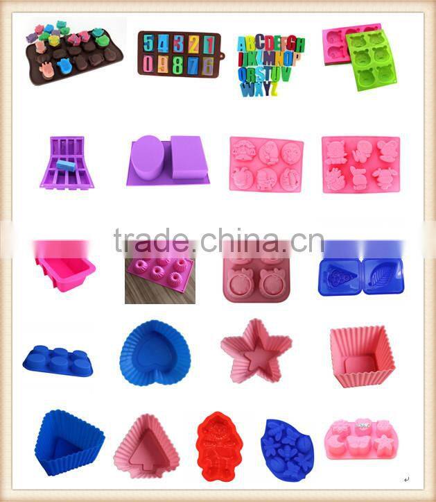 Nicole heart shape silicone jelly Pudding molds