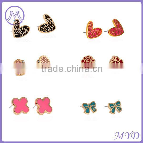 fashion jewelry set copper enamel jewelry