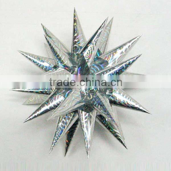 Handmade Artificial Ribbon Flower, Chocolate Box Decorative Bow, Iridescent Flower Ribbon