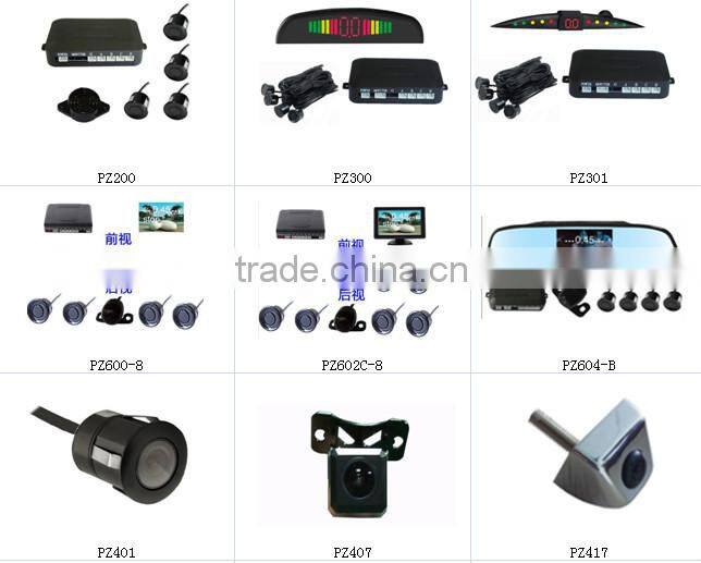4 sensors car parking sensor system led display parking sensor