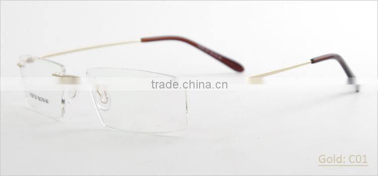 New Designer Rimless Metal Most Popular Eyeglasses Frame