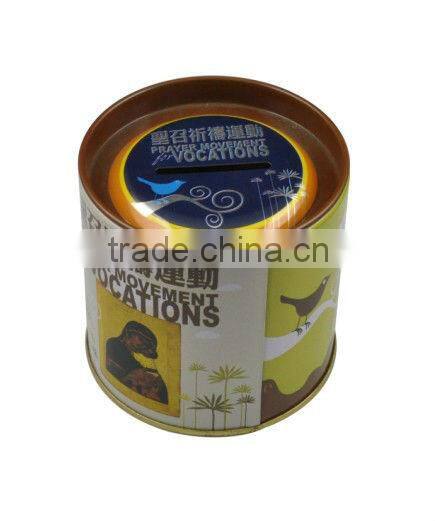 CH cmyk printing with tin money box