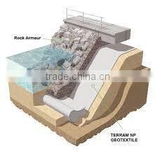 polyester filter mat/geotextile for lake and coast