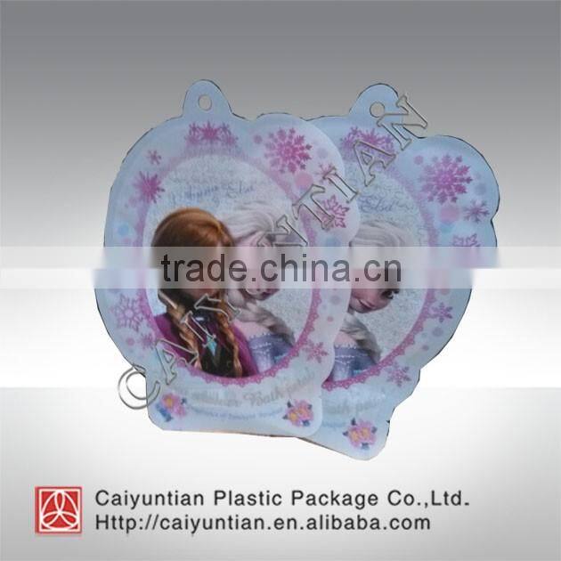 Special shape plastic packing bag for bath goods