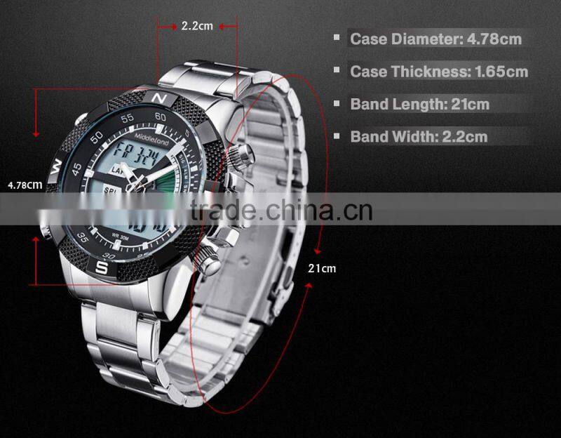 2015 fashion MIDDLELAND watch watches men wrist watch high quality