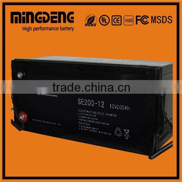 Ups Usage gel battery 12v 200ah for emergency lighting