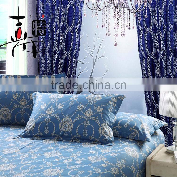 Plain style high quantity 100% cotton printed bedding sets