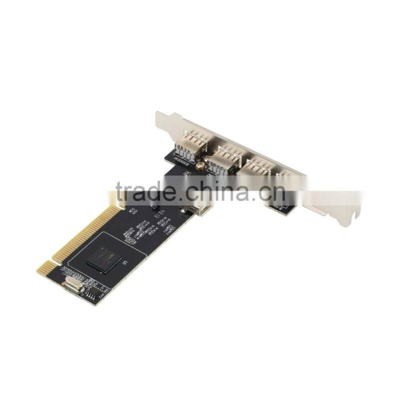 New 5 Ports USB 2.0 PCI HUB CARD PCI Controller Card ADAPTER PCI usb expansion card 480Mbps