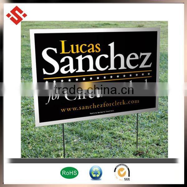 4"*8" Sign board full color print coroplast pp sheet plastic sheet made in china online shoping for USA