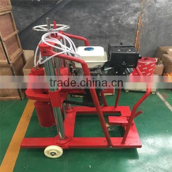 High quality concrete pavement coring drilling machine 9 horsepower