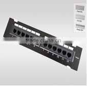 12 Ports Cat5e UTP Wall mounted Patch Panel