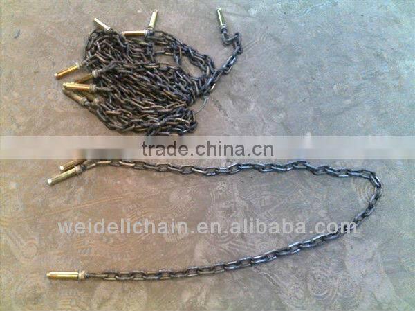 bridge guardrail iron chains