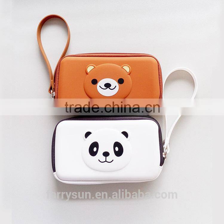 Promotional cheap jelly zipper coin purse