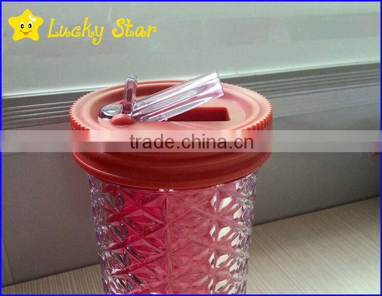 16oz BPA free AS Pineapple tumbler cups with straw metal or plastic lids FDA standard