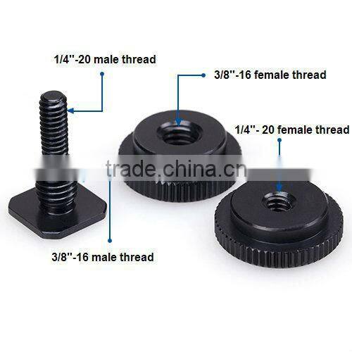 1/4 inch Tripod Screw to Camera Flash Hot Shoe Mount Adapter