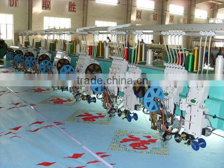 607+7 flat sequin cording chenille 4 in 1 mixed embroidery machine